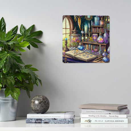 Apothecary Square Steel Metal Wall Art Decor