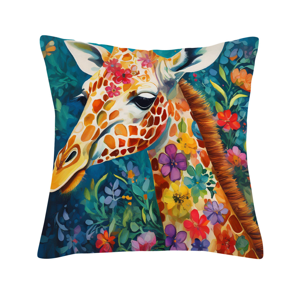 Garden Giraffe Cushion Cover