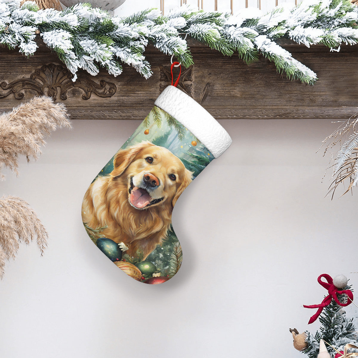 Golden Retriever Christmas Stockings
