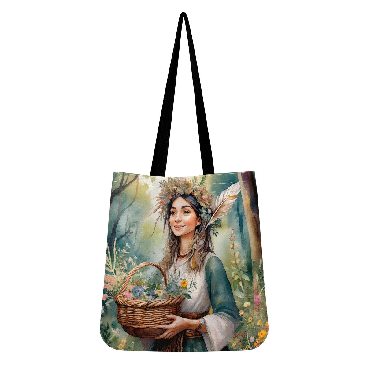 Maisie - A Woodland Gatherer Cloth Shopping Tote