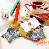Jack Russell Dog Ceramic Star Shape Christmas Ornament