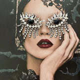 Black Eye Tassel Funglasses