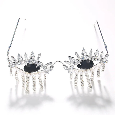 Black Eye Tassel Funglasses