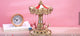 Swing Ride Music Box Amusement Park Series DIY 3D Wooden Model Kit Puzzle