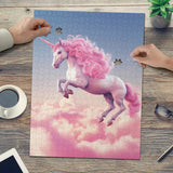 Pink Unicorn Jigsaw Puzzle (500-Pieces)