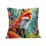 Woodland Fox Cushion Cover