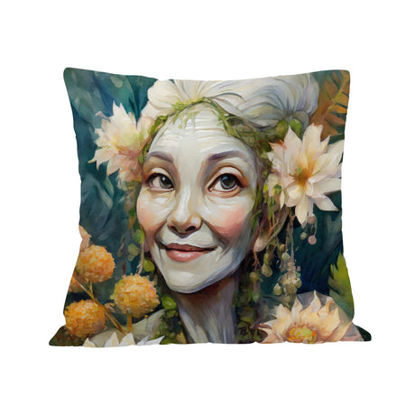 Woodland Elder Tree Spirit Cushion Cover