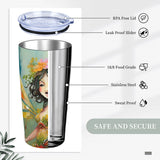 Wild Woodland Sprite 20oz Stainless Steel Straw Lid Cup