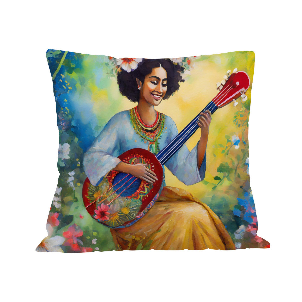 Woodlands Wandering Minstrel Cushion Cover Woodland Gatherer Australia