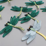 Ten Dragonfly Appliqué Iron On Patches