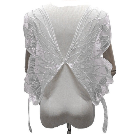 1Pair Butterfly Wings Embroidered Large DIY Appliqué 65X23cm