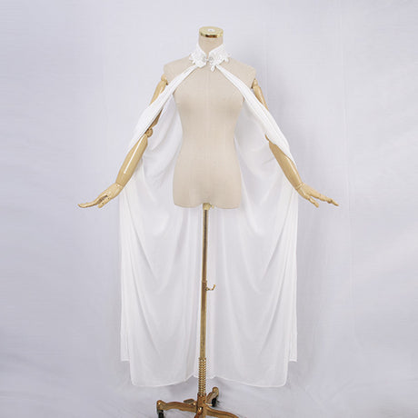 Fairy Elf Cape Elven Queen Princess Collared Cloak Medieval Cosplay Costume