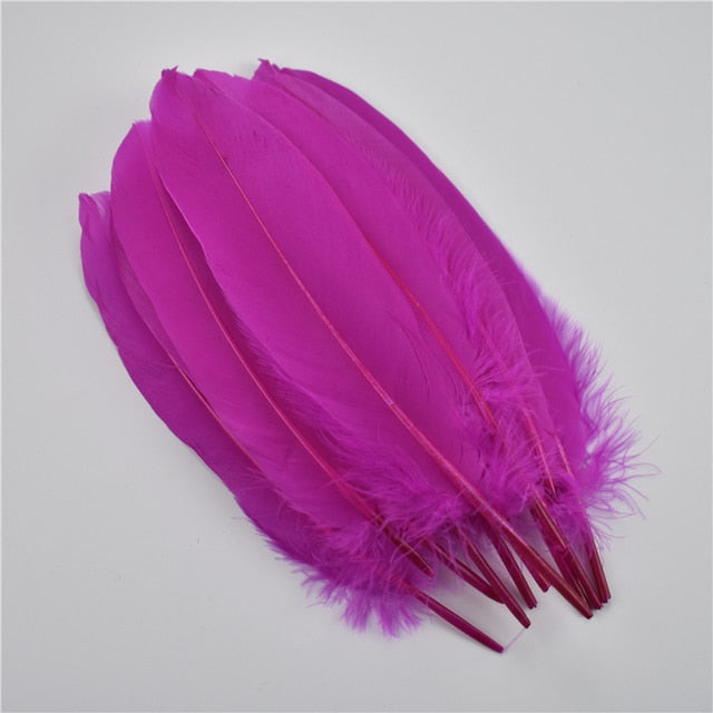 20Pcs Colourful Goose Feathers 6-8inch/15-20cm