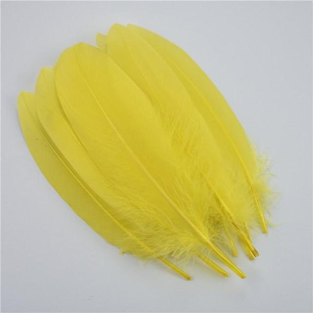 20Pcs Colourful Goose Feathers 6-8inch/15-20cm