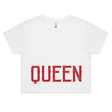 QUEEN - Womens Crop Tee