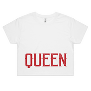QUEEN - Womens Crop Tee