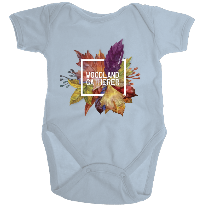 Woodland Gatherer Brand Ambassador - 100% Organic Cotton Baby Romper Onesie