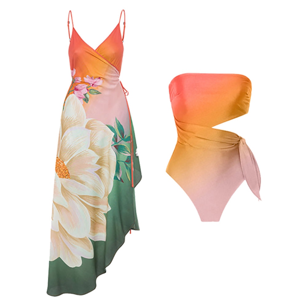 Hawaiian Sunrise Matching Cruise Wear and Swimwear Woodland Gatherer