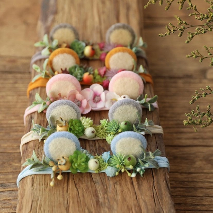 Woodland Bebe Newborn Hair Accessories Photo Props