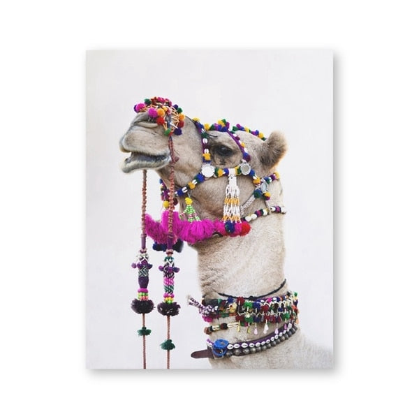 Party Camel Print Wall Art Poster Photography Prints Wall Decor