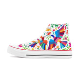 Love Birds High Top Canvas Shoes
