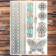 Gold Temporary Tattoos