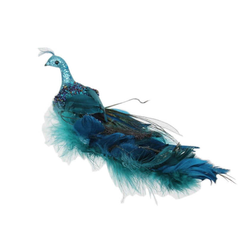 Christmas Peacock Tree Toppers Decoration