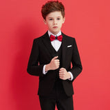Boys James Bond 007 Suit Kids Black Formal Suit