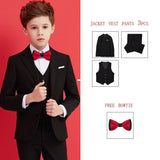 Boys James Bond 007 Suit Kids Black Formal Suit