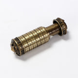 Leonardo da Vinci Code Bronze Metal Cryptex Locks Letter Password Chamber