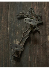 Parrot in a Tree Brass Door Pull Handmade Hardware