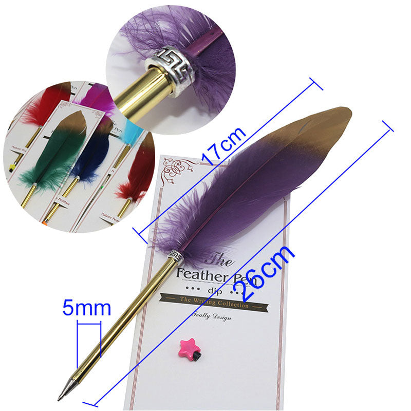 Feathery Fun Ballpoint Pens
