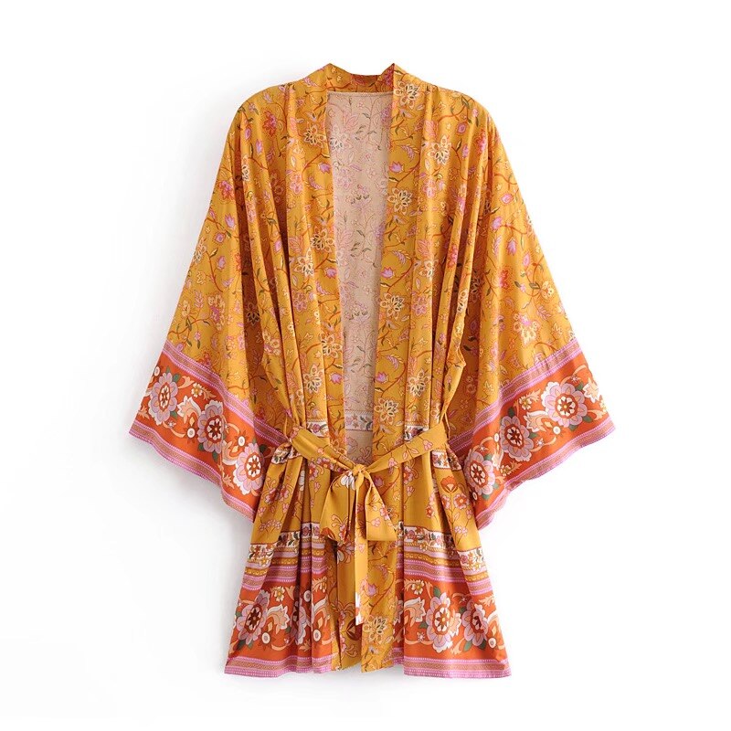 Marigold's Short Kimono
