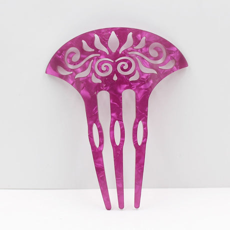 Brincos Flamencos Acetic Acid Plate Colourful Hair Combs