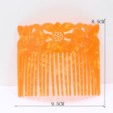 Brincos Flamencos Acetic Acid Plate Hair Combs