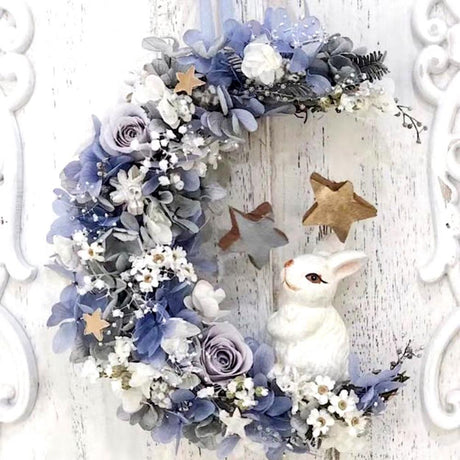 Rattan Crescent Shape Wreath Base DIY Craft Accessories