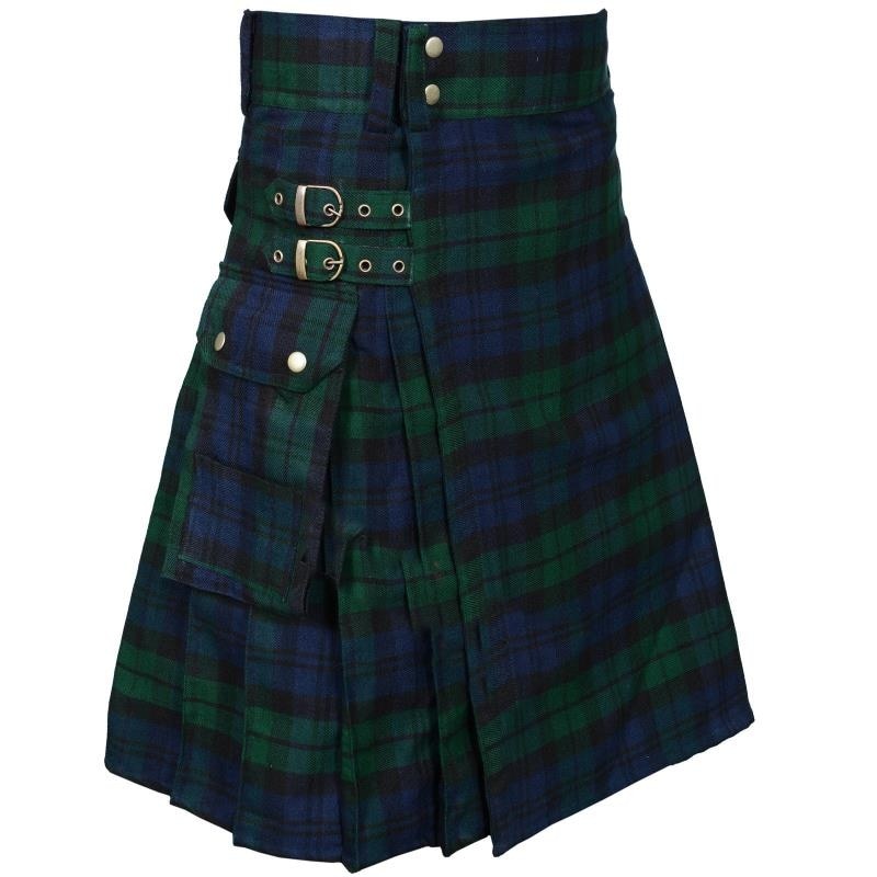 Blue & Green Tartan Scottish Kilts