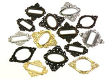 5pcs Antique Medicine Drawer Cabinet Label Frame Card Holders