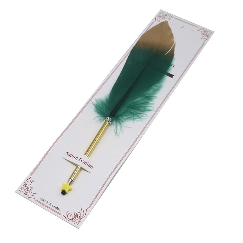 Feathery Fun Ballpoint Pens