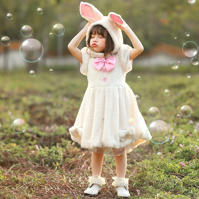 Cuddly Bunny Costume Easter Party Dress