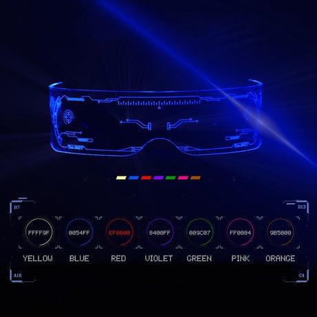 Futuro Science Tech LED Luminous Goggles