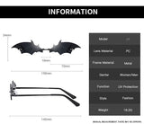 Rimless Batwing Sunglasses
