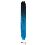 Mermaid Hair Extensions Twist Crochet Braided Hair 30 Strands