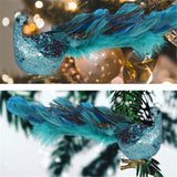 Christmas Peacock Tree Toppers Decoration