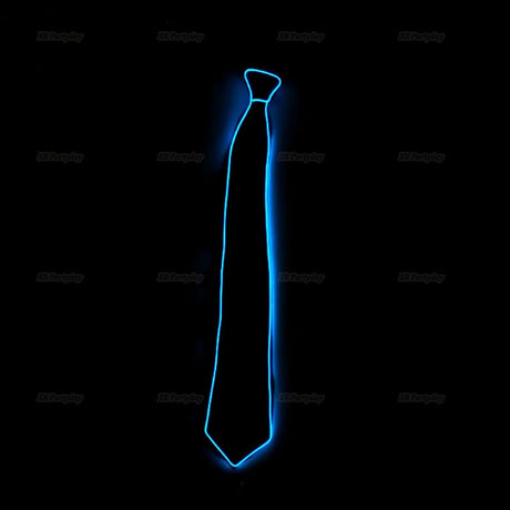 LED Light Up Jazz Hat and Ties Glow Neon Party Costumes