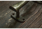 Parrot in a Tree Brass Door Pull Handmade Hardware