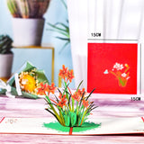 Pop-Up Flower Card 3D Greeting Card