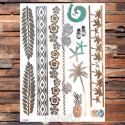 Gold Temporary Tattoos