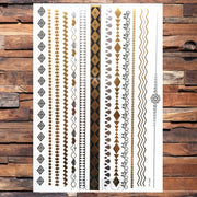 Gold Temporary Tattoos