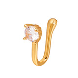 Nose Cuff 1PCS Stainless Steel Non Piercing Nose Ring
